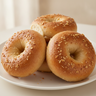 Garlic Bagels