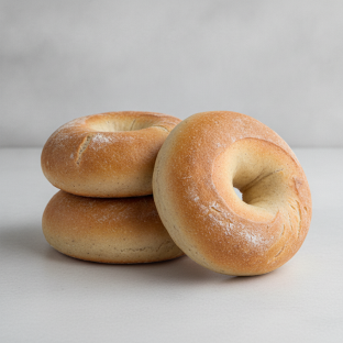 Sourdough Plain Bagels