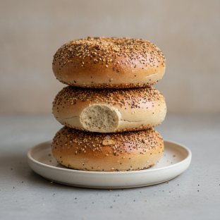 Sourdough Everything Bagels