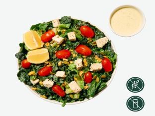 Kale Caesar Salad with Chicken