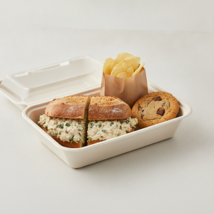 Sandwich Boxed Lunch with Tarragon Chicken Salad Sandwich, Chips