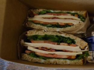 Sandwich Boxed Lunch with Turkey Sandwich, Chips