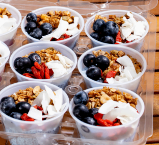 Mini Bowl - Blue Chia Pudding