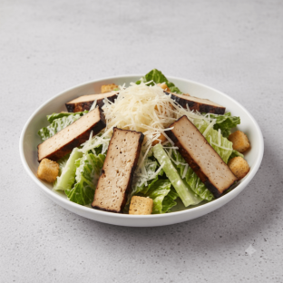 Caesar Salad With Smoked Tofu
