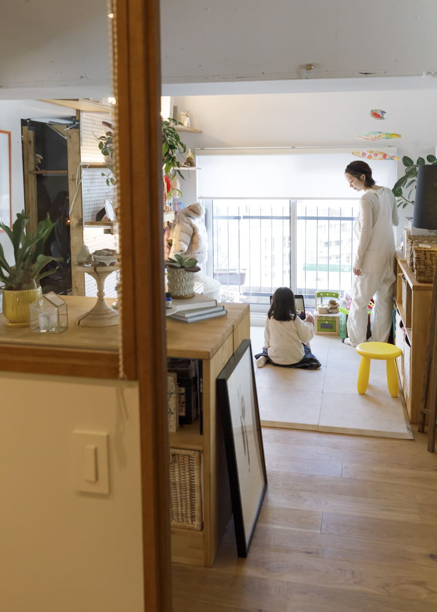 中古マンションのリノベーション後のCalm + Easy