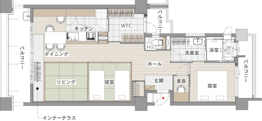 中古マンションのリノベーション後の間取り図