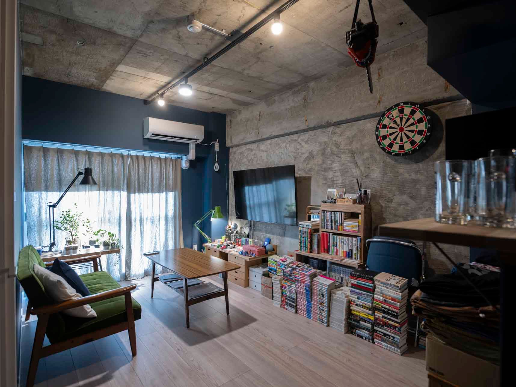 中古マンションのリノベーション後のリビング