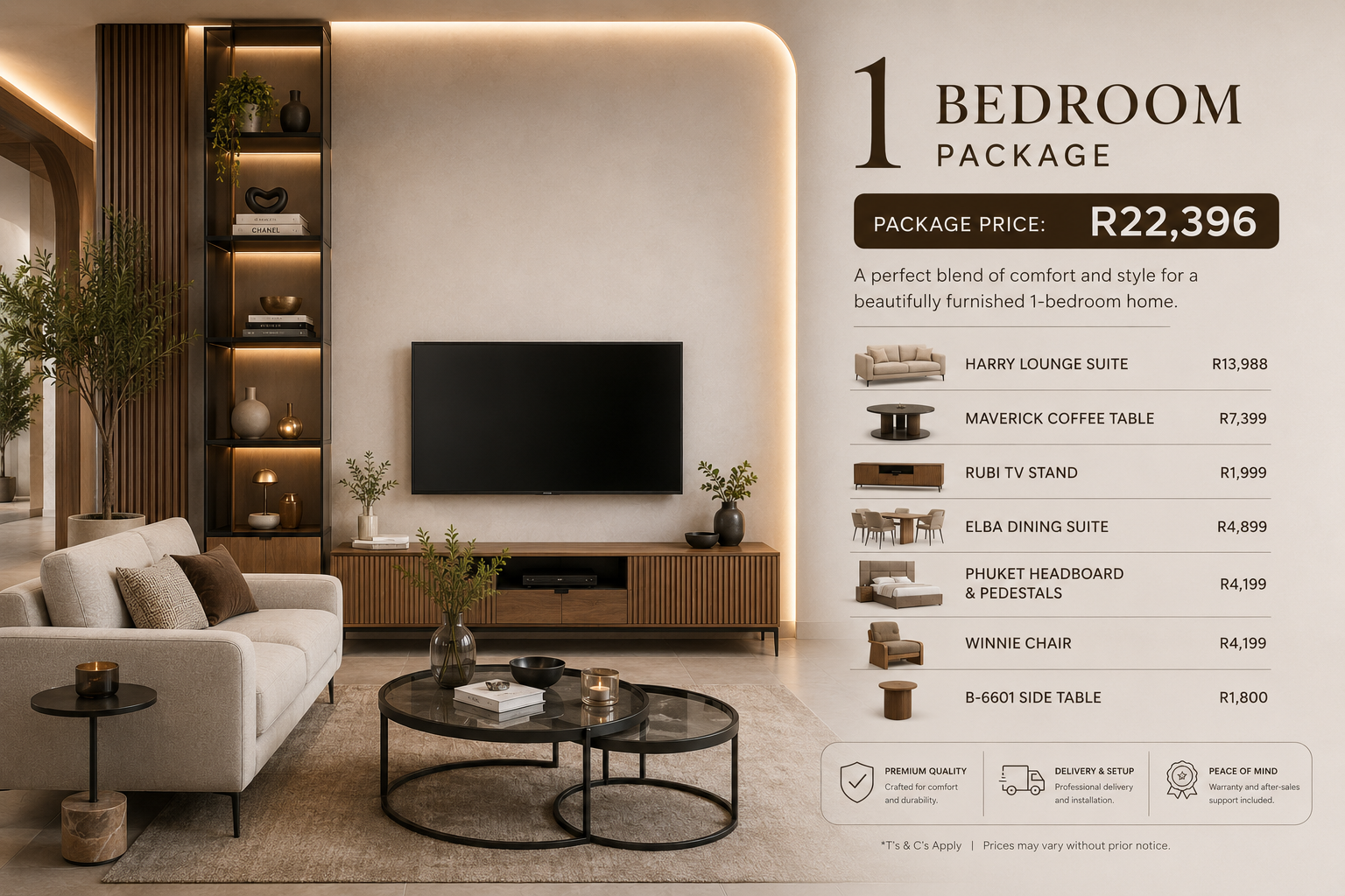 1 Bedroom Package