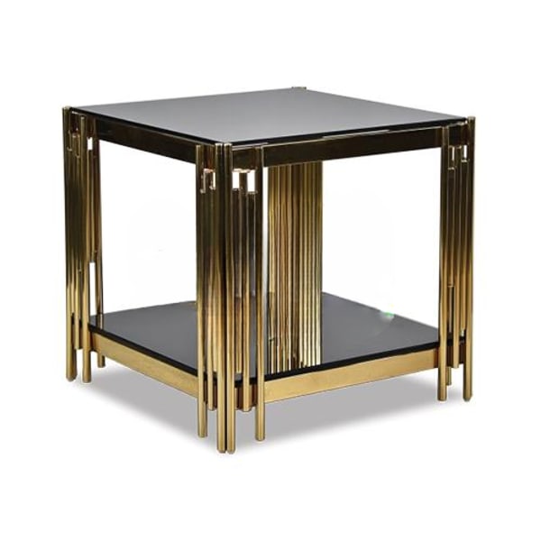 Royal Crest Gold Side Table