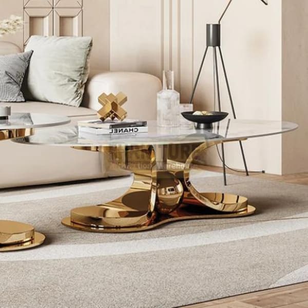 Modern Gold Ball Coffee Table