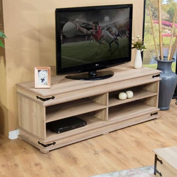 Rustic TV Stand Old Oak
