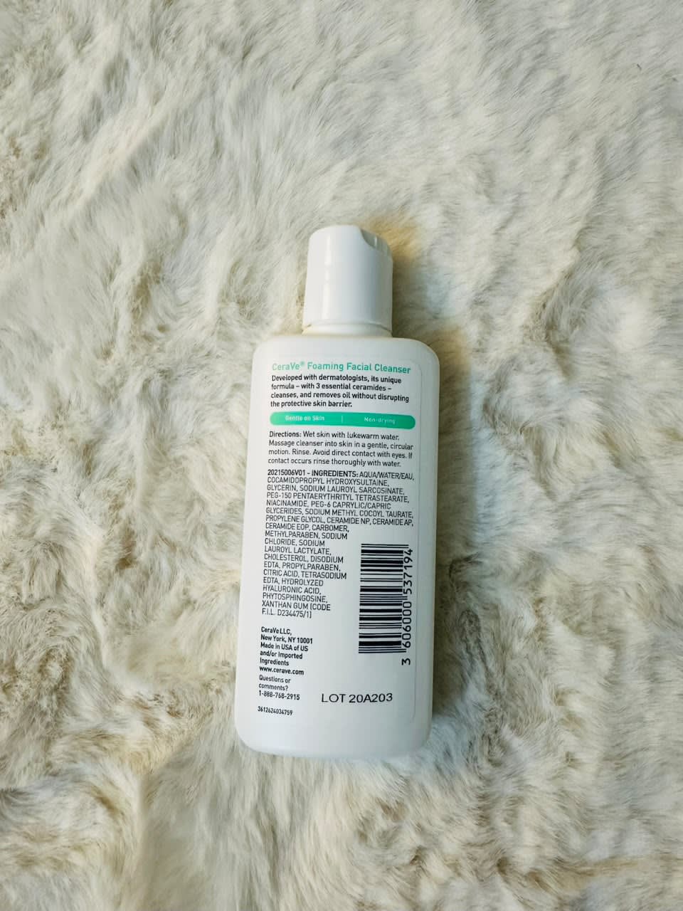Cerave Foaming Cleanser For Normal To Oily Skin 87ml — image 2 of 3