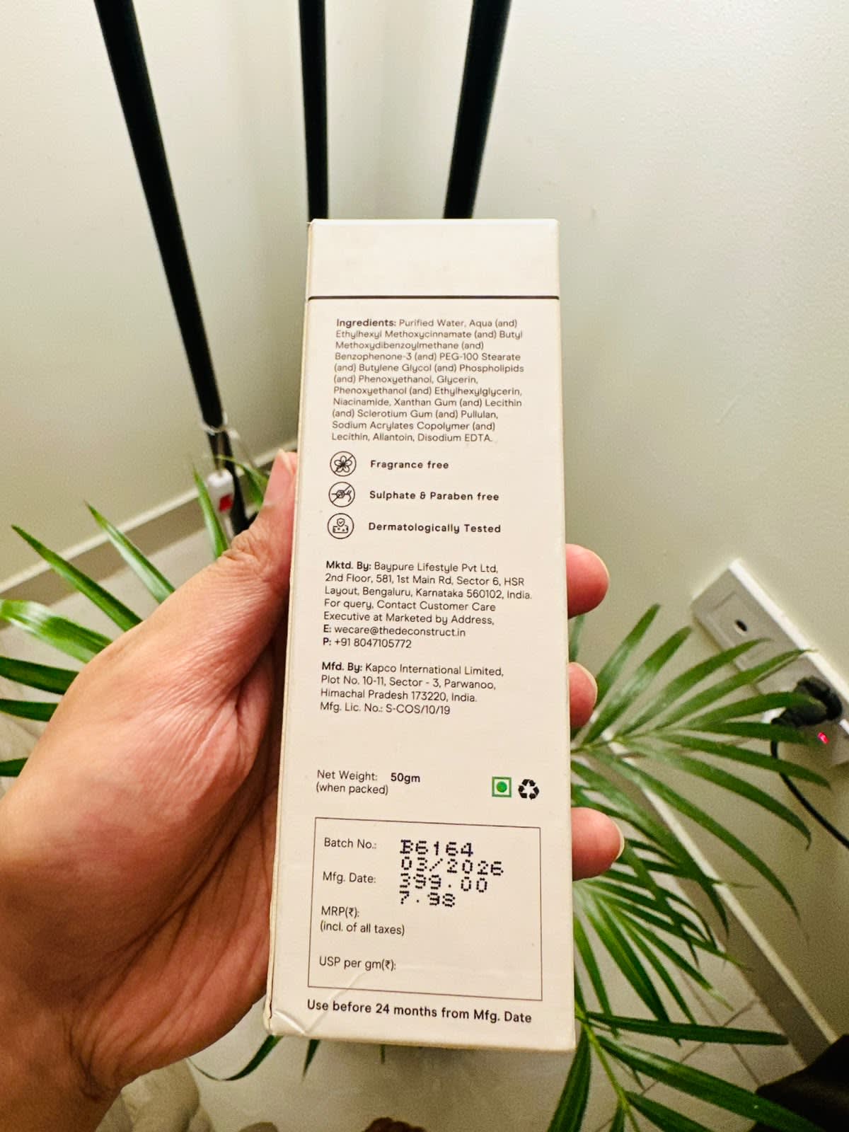 Deconstruct Highly Effective Yet Gentle Fluid Brightening Sunscreen SPF 50+ PA++++ — image 4 of 4