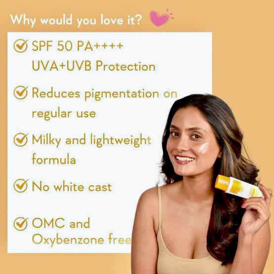 Wishcare Vitamin C Pure Glow Milk Sunscreen Ultra Light SPF 50+ PA++++ — image 2 of 4