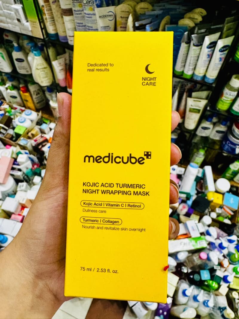 MEDICUBE Kojic Acid Turmeric Night Wrapping Mask