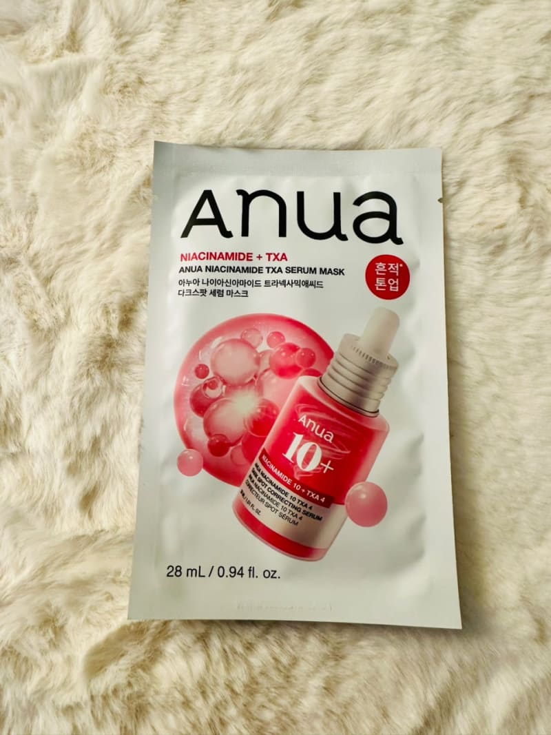 ANUA Niacinamide TXA Serum Mask