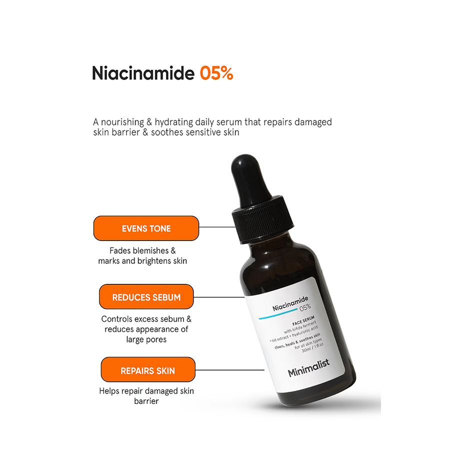 Minimalist Niacinamide 10% Face Serum with Niacinamide+Zinc+Acetyl Glucosamine — image 2 of 3