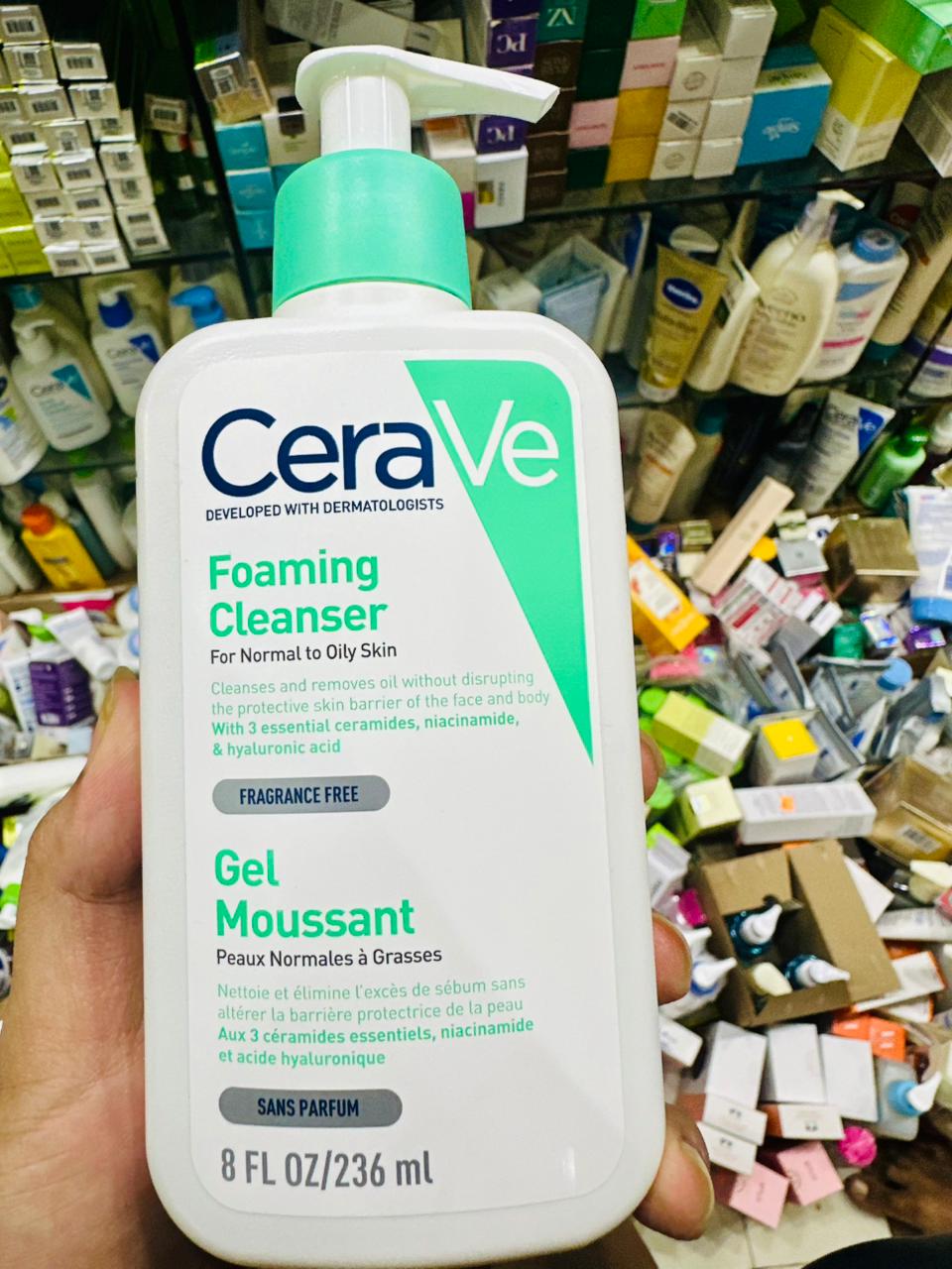 Cerave Foaming Cleanser For Normal To Oily Skin — image 2 of 3