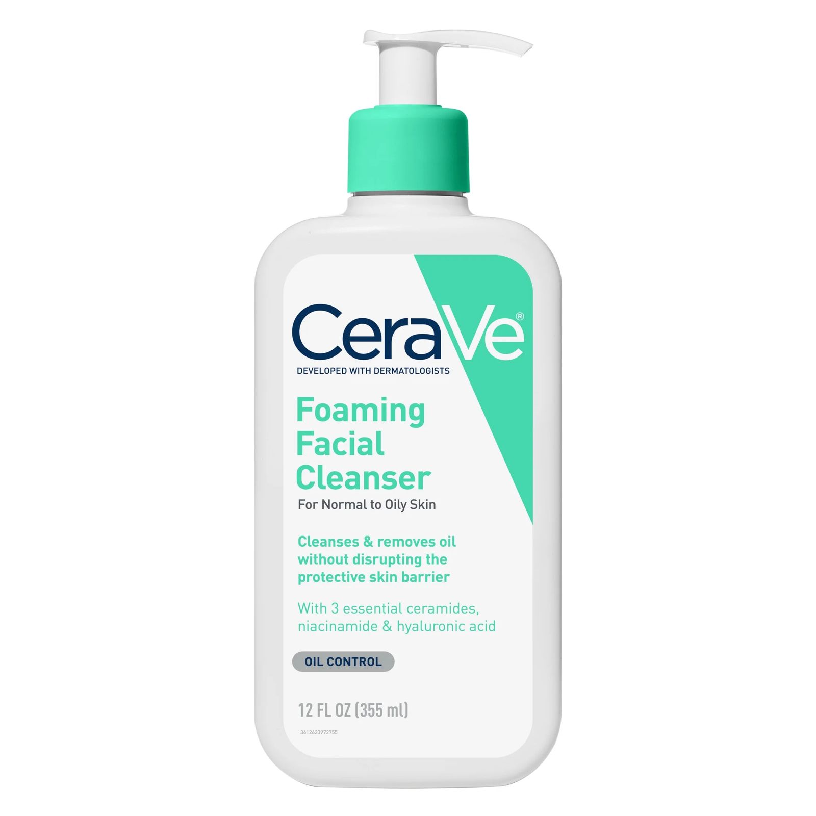 Cerave Foaming Cleanser For Normal To Oily Skin — image 1 of 3