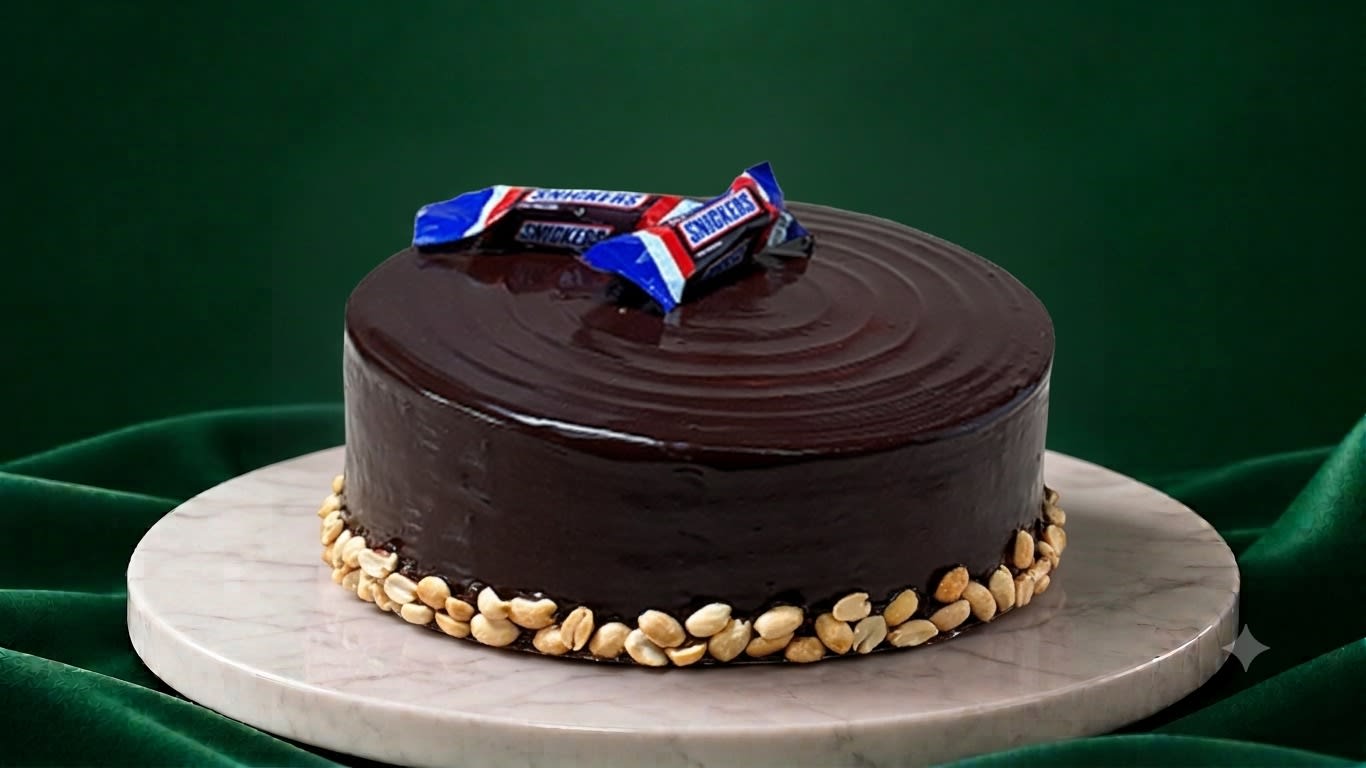 Snickers cake by The Cakery, Best Cakes in Kannur