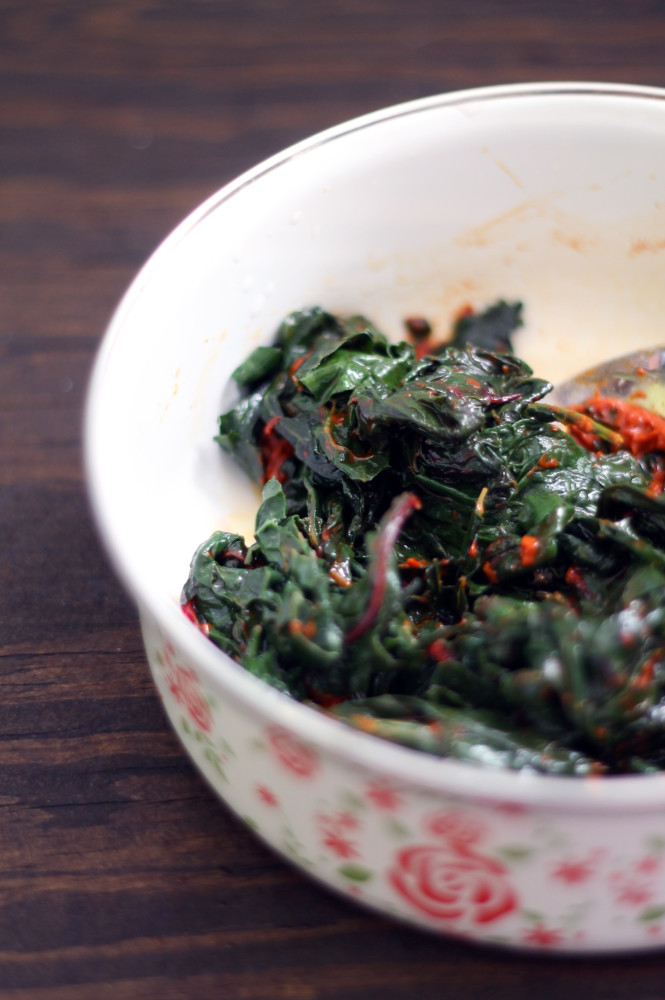 Swiss Chard With Harissa-image