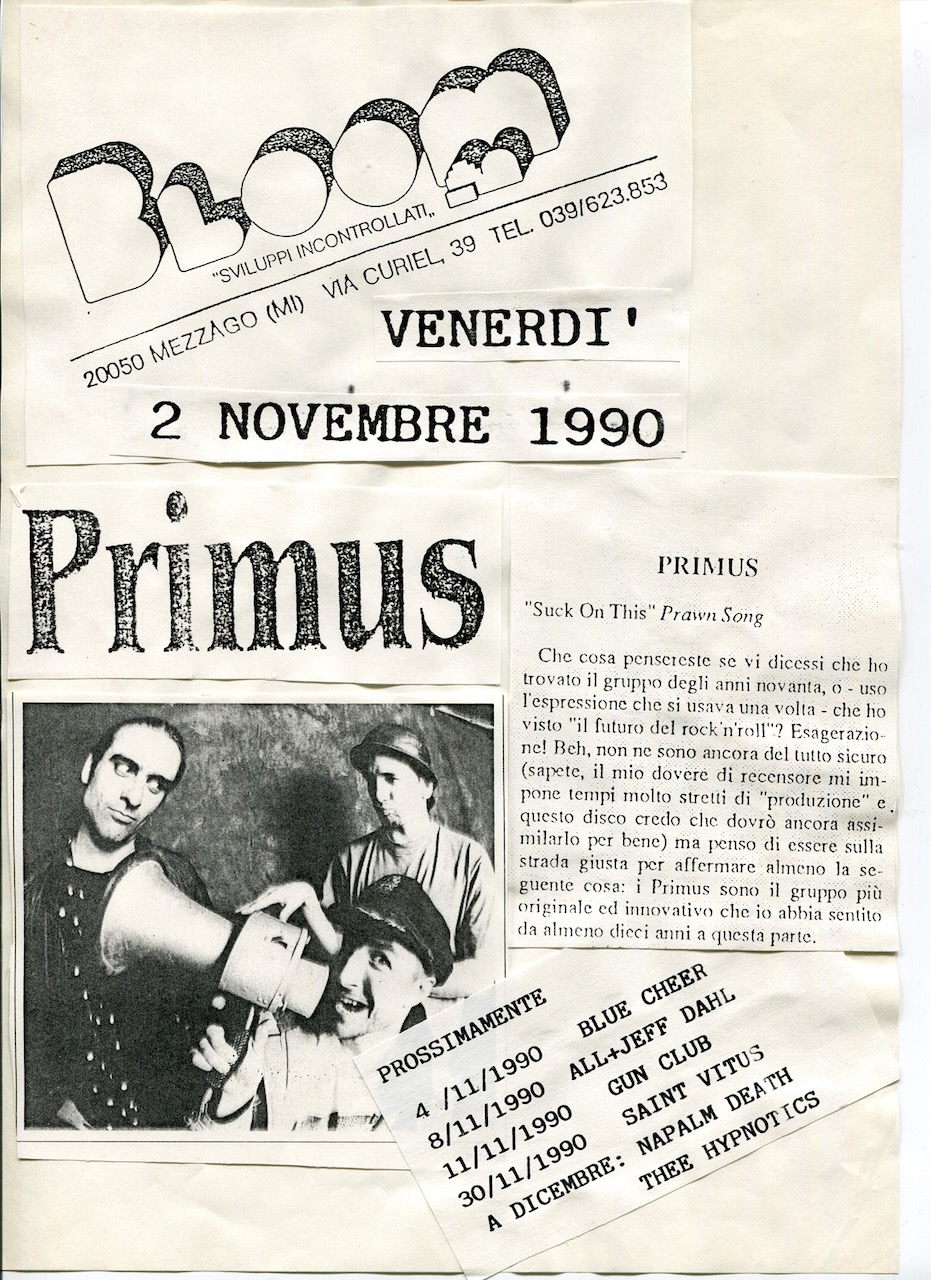 Interrompere un live senza premeditazione | 2.11.1990