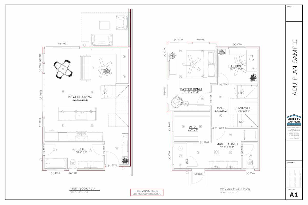 image of adu floorplan blueprint