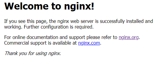 Nginx Hello World