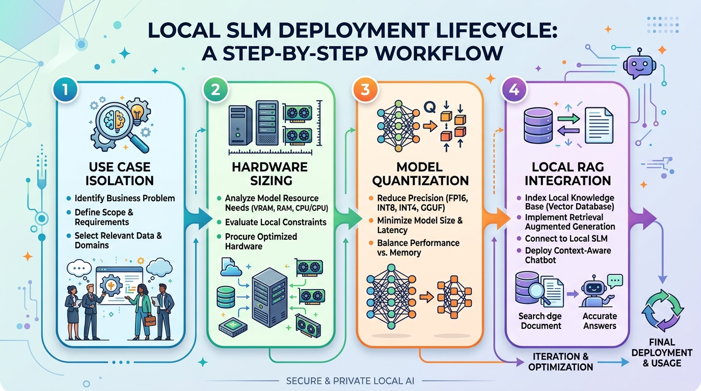 Section Illustration: A step-by-step workflow infographic