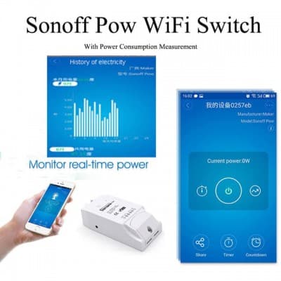 Sonoff POW R2 Power Monitoring WiFi Smart Switch Sonoff POW R2 Power Monitoring WiFi Smart Switch