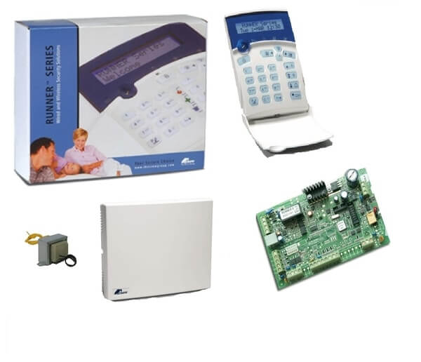 ΣΕΤ Ενσύρματου Συναγερμού CROW RUNNER 4 KIT LCD ΣΕΤ Ενσύρματου Συναγερμού CROW RUNNER 4 KIT LCD