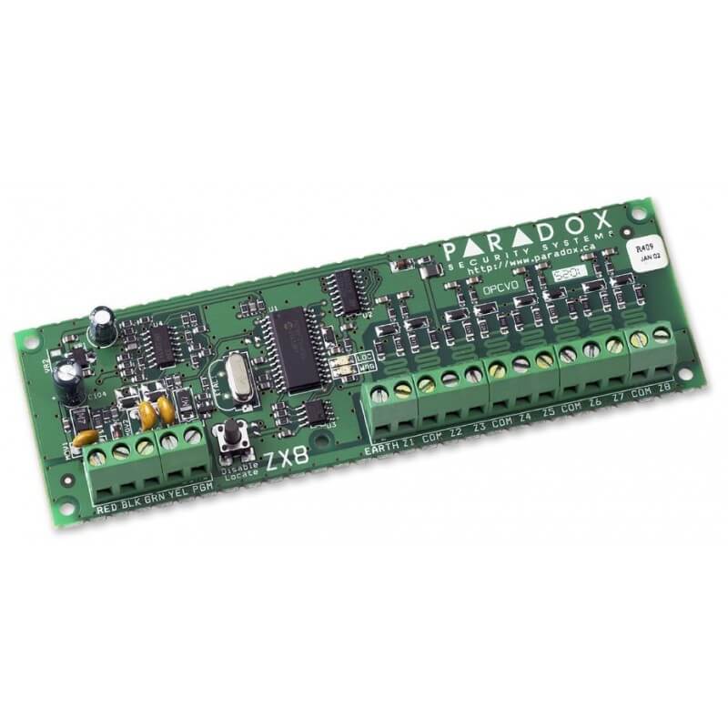 Module επέκτασης 8 ζωνών ZX8SP Paradox Module επέκτασης 8 ζωνών ZX8SP Paradox