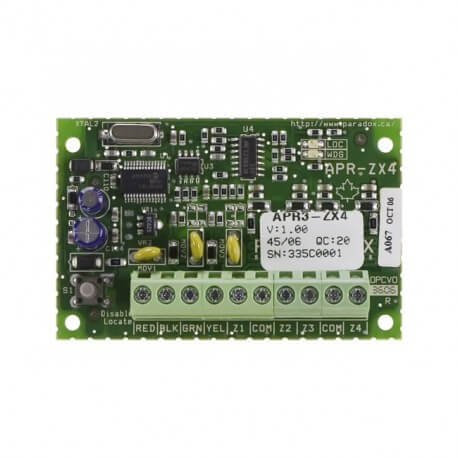 Module επέκτασης BUS 4 ζωνών ZX4 Paradox Module επέκτασης BUS 4 ζωνών ZX4 Paradox