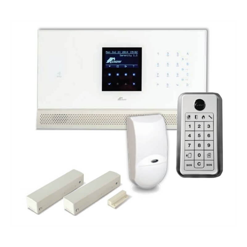 ΣΕΤ Ασύρματου Συναγερμού CROW SERENITY GSM KIT2 - Έλεγχος από Smartphone - Tablet ΣΕΤ Ασύρματου Συναγερμού CROW SERENITY GSM KIT2 - Έλεγχος από Smartphone - Tablet