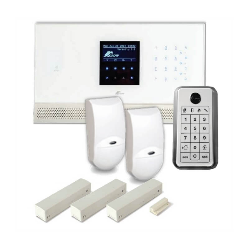 ΣΕΤ Ασύρματου Συναγερμού CROW SERENITY GSM KIT3 - Έλεγχος από Smartphone - Tablet ΣΕΤ Ασύρματου Συναγερμού CROW SERENITY GSM KIT3 - Έλεγχος από Smartphone - Tablet