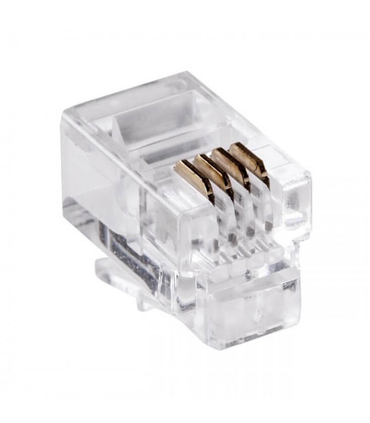 Φις Γραμμής Τηλεφώνου RJ11 connector 4 pin Φις Γραμμής Τηλεφώνου RJ11 connector 4 pin