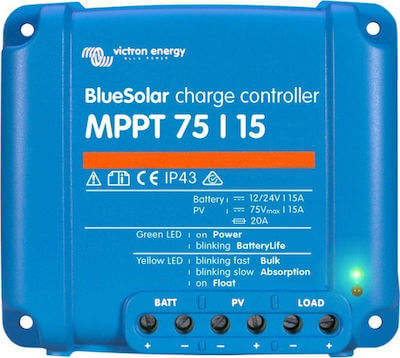 Ρυθμιστής Φόρτισης Victron Blue Solar MPPT 75/15