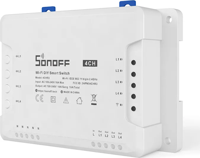 Smart Switch Wi Fi IoT Sonoff 4CH R3