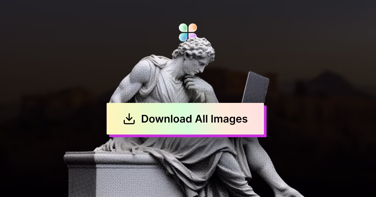 Peek Chrome extension Assets tab extracting all images, SVGs, and background images from website with filter options and bulk download feature
