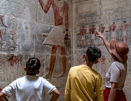 Egypt Cairo Saqqara Tomb of Kagemni Ancient