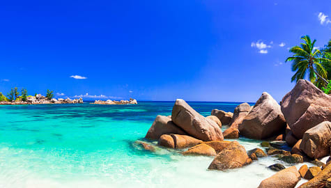 Praslin Island in the Seychelles