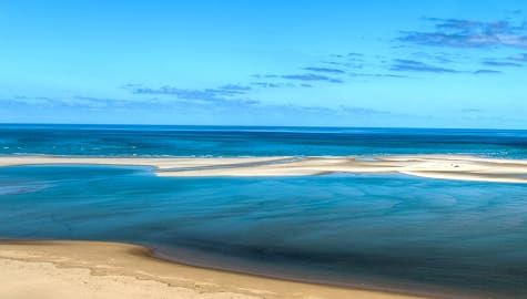 Mozambique sand dunes of Bazaruto Island