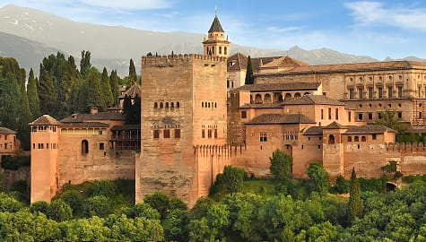 The Alhambra in Granada, Spain