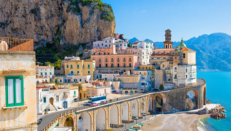 Atrani on the Amalfi Coast, Italy