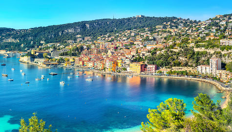Villefranche-sur-Mer in the Provence-Alpes-Côte d'Azur region on the French Riviera