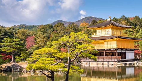 Golden Pavilion Kinkakuji Temples in Kyoto