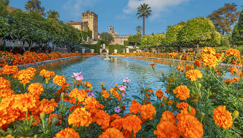 Alcazar of Cordoba in Cordoba, Spain