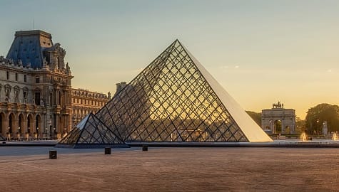 The Louvre in Paris, France