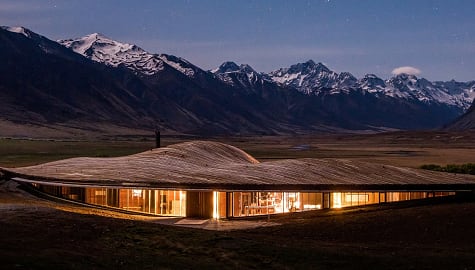 The Lindis, luxury lodge, in Ahuriri Valley, North Otago, New Zealand