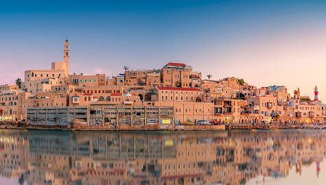 Jaffa port and Old City in Tel Aviv, Israel